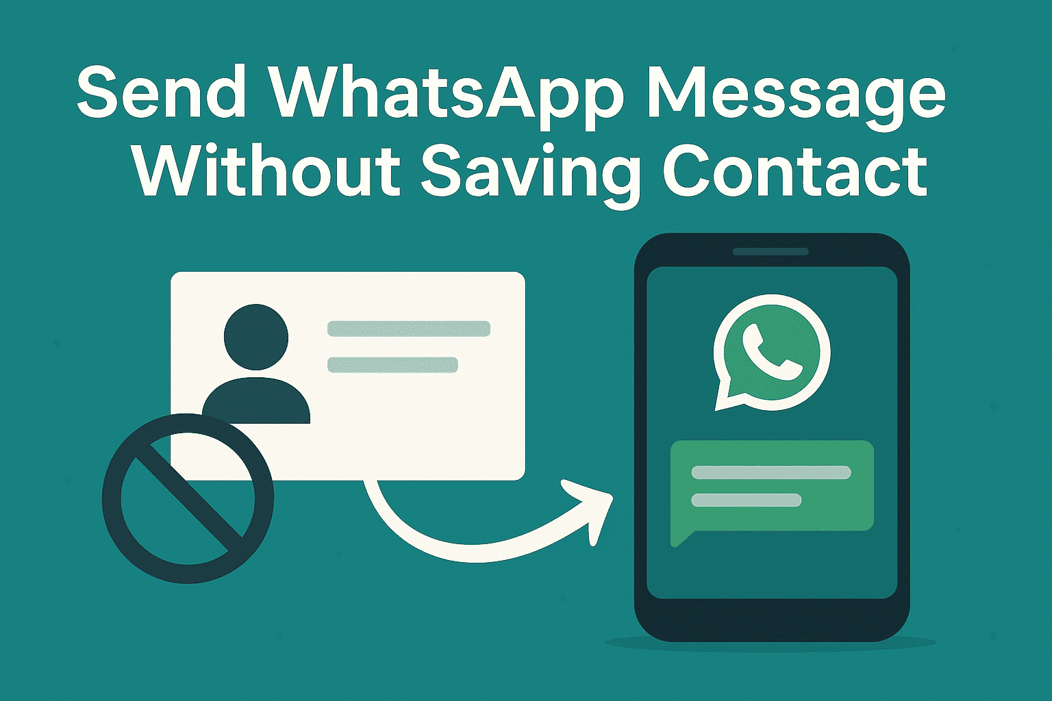 Send WhatsApp Message Without Saving Contact