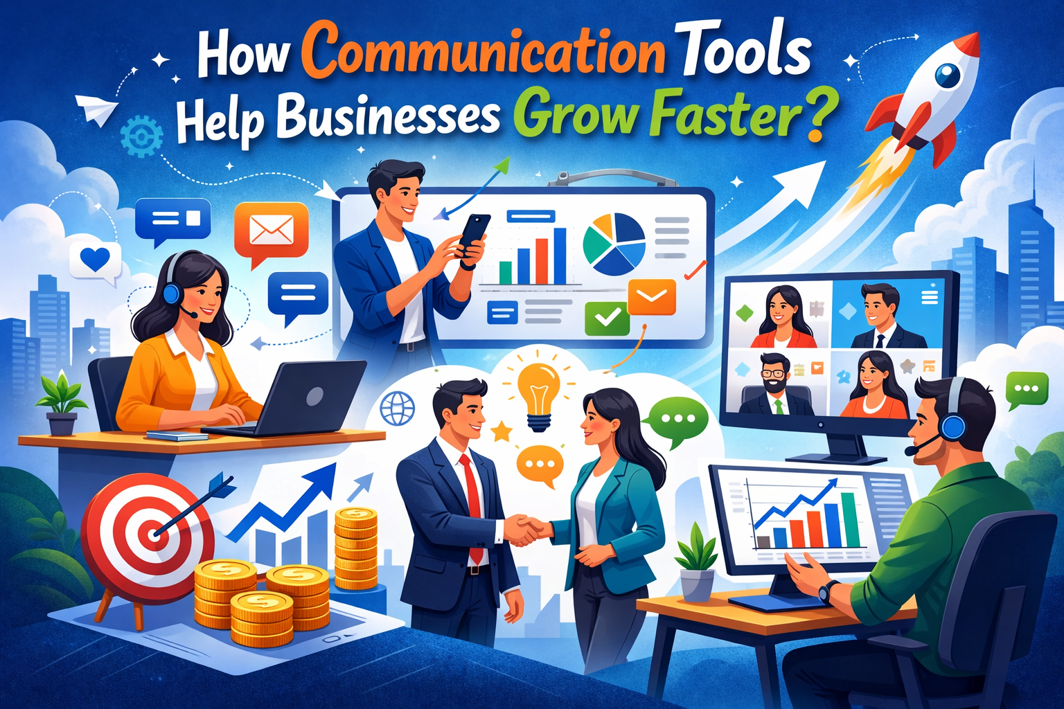 How Communication Tools Help Businesses Grow Faster?